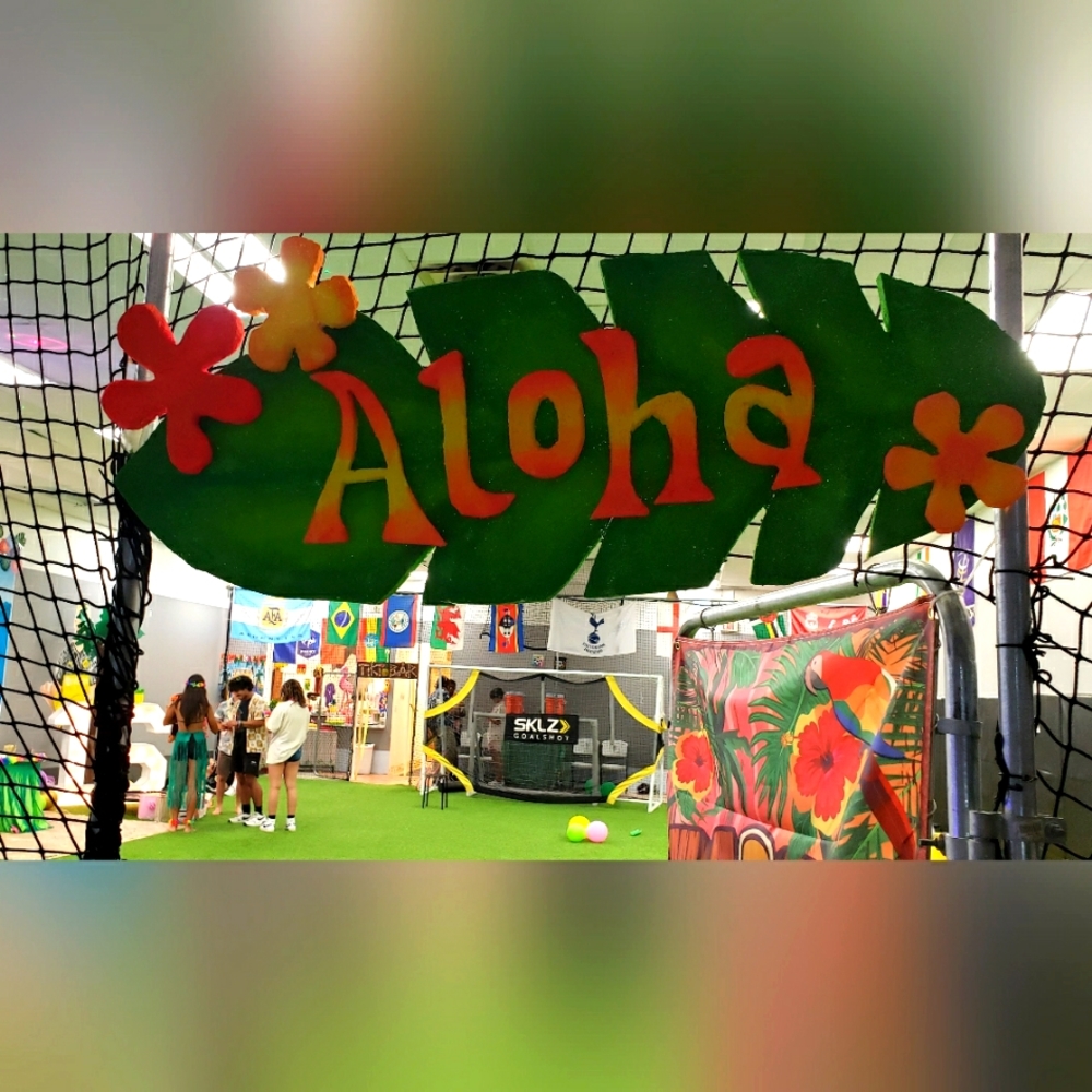 Aloha sign for over the door for Hawaiian or lua party